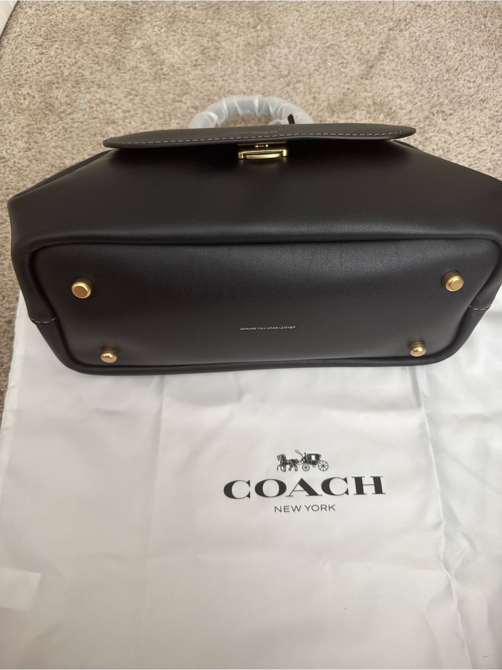 NWT Coach Slouchy Rogue Black - Picture 8 of 8